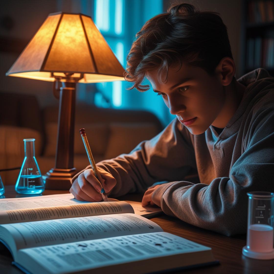 Chemistry Home Tuition available across Dwarka Sector 1 to 23 (PIN codes 110075 & 110077); image shows a tutor teaching a student with chemistry models and notes at home